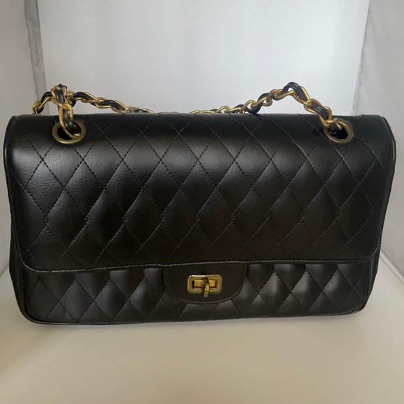 Vintage Meyers USA Quilted Leather Flap Bag • Made in USA Chain Purse - Picture 9 of 15